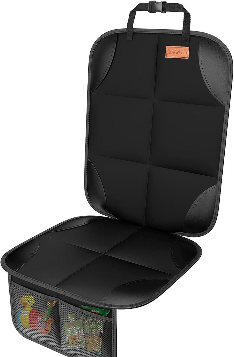 smartelf SMART ELF Car Seat Protector - Waterproof 600D Oxford Fabric Cover for Child Seats & Pets, Universal Size with Mesh Pocket, Non-Slip Backing - Image 1