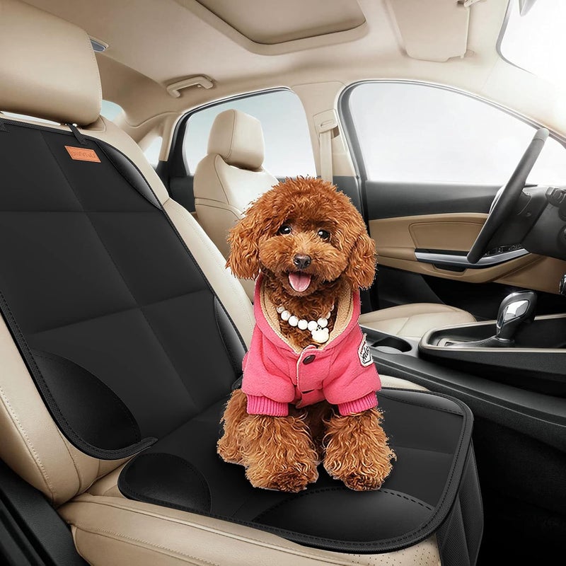 smartelf SMART ELF Car Seat Protector - Waterproof 600D Oxford Fabric Cover for Child Seats & Pets, Universal Size with Mesh Pocket, Non-Slip Backing - Image 5