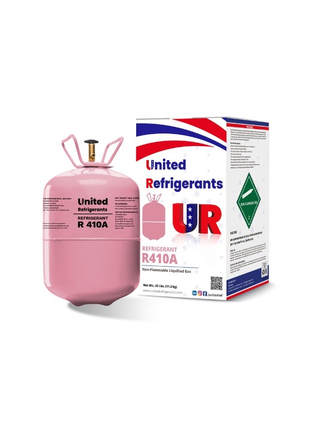 United Refrigerants R410A Refrigerant Gas 11.3KG – High Efficiency AC & HVAC Cooling Cylinder