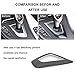RYANSTAR RACING Carbon Fiber Gear Shift Knob Panel Frame Cover Sticker Interior Trim Compatible with BMW F20 F21 F22 F23 F30 F34 F35 F32 F33 F36 1 2 3 4 Series 1418 Accessories - Image 2