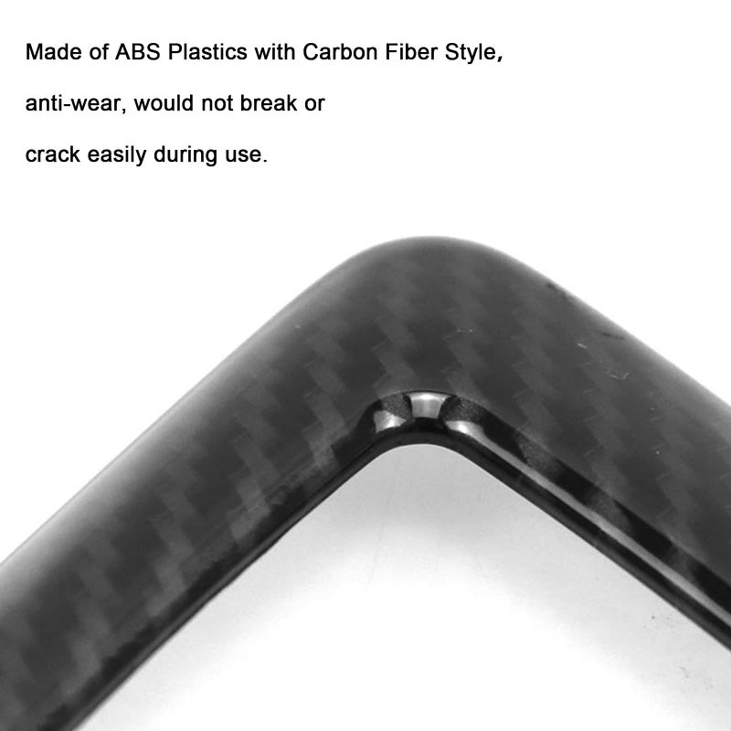 RYANSTAR RACING Carbon Fiber Gear Shift Knob Panel Frame Cover Sticker Interior Trim Compatible with BMW F20 F21 F22 F23 F30 F34 F35 F32 F33 F36 1 2 3 4 Series 1418 Accessories - Image 5