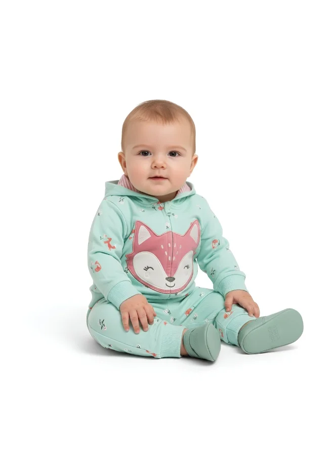 Bambimici Bambimici Fox Print Hoodie Set