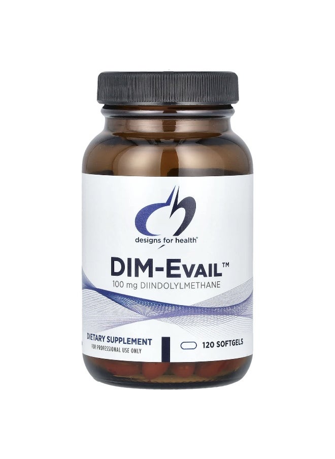 designs for health - Designs For Health, DIM-Evail™, 100 mg, 120 Softgels - Image 1