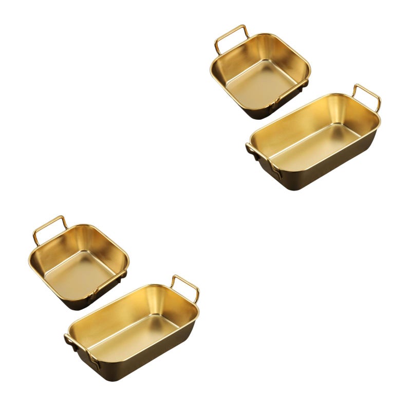 4 Pcs Stainless Steel French Fries Basket Fried Food Basket Snack Serving Basket - Image 1