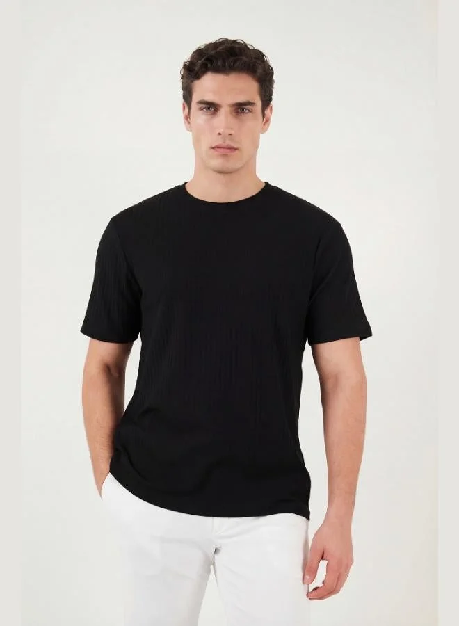 بوراتي Buratti Cotton Regular Fit Crew Neck T-Shirt Men's T-SHIRT 5904068