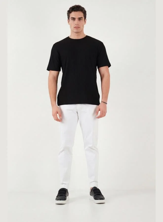 بوراتي Buratti Cotton Regular Fit Crew Neck T-Shirt Men's T-SHIRT 5904068