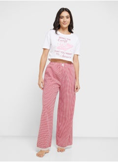 Ginger Relaxed Fit Gingham Pyjama Pant  - Image 1