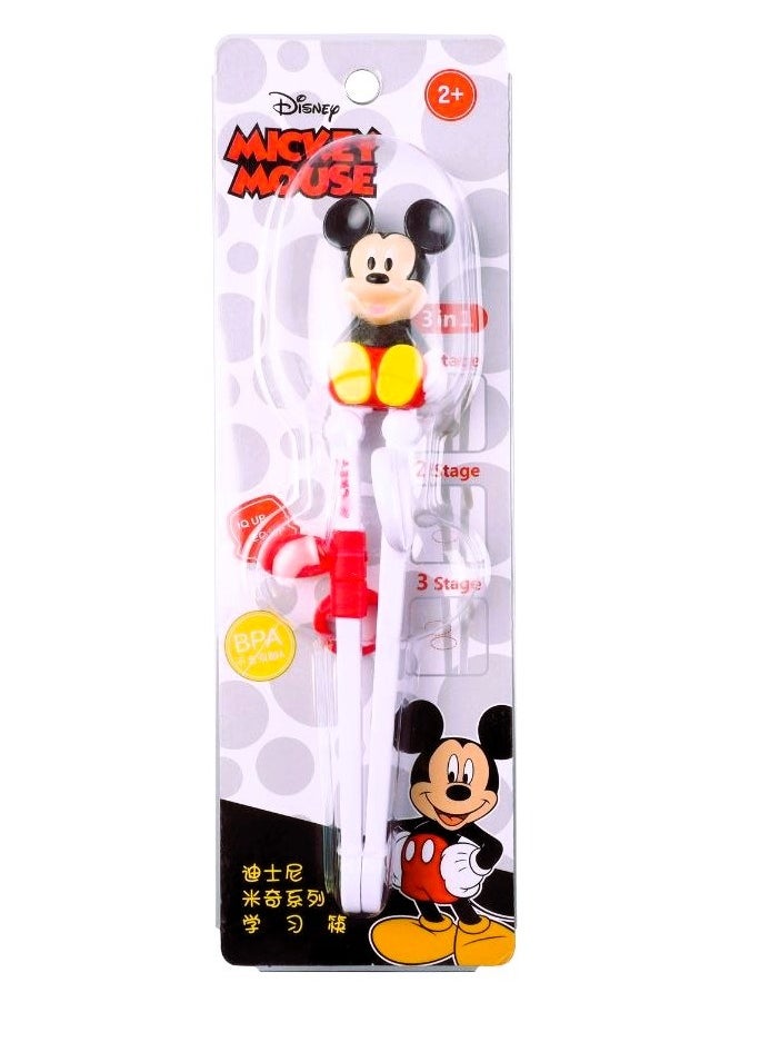 Disney Disney Chopsticks for Kids | Colorful Disney Food Sticks | Mickey Disney Chopsticks for Kids | Original Disney Chopsticks | Cartoon Character Food Sticks | Brightly Colored Eating Sticks | Fun Disney Chopsticks for Kids Featuring Mickey and Minnie Characters | Korean Chopsticks for Kids | Sushi Chopsticks | Noodle Chopsticks | Children's Eating Sticks  - Image 1