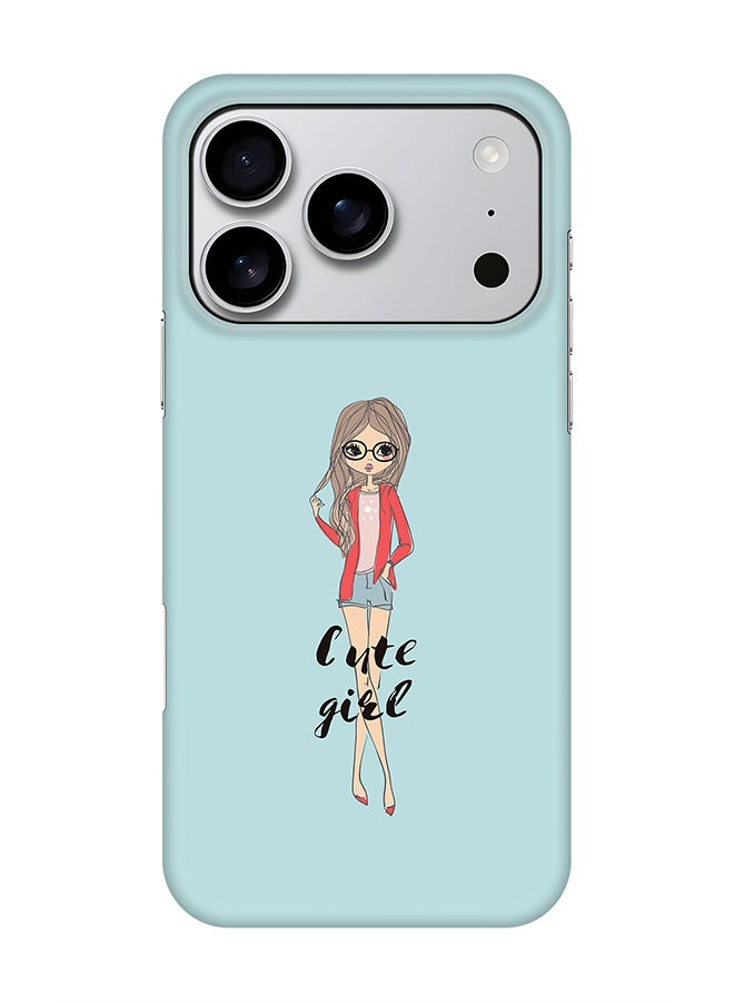 Stylizedd For iPhone 17 Pro,Case, [Compatible with MagSafe] Magnetic cover Slim fit Protection Matte, - Dreamer Cute Girl - Image 1