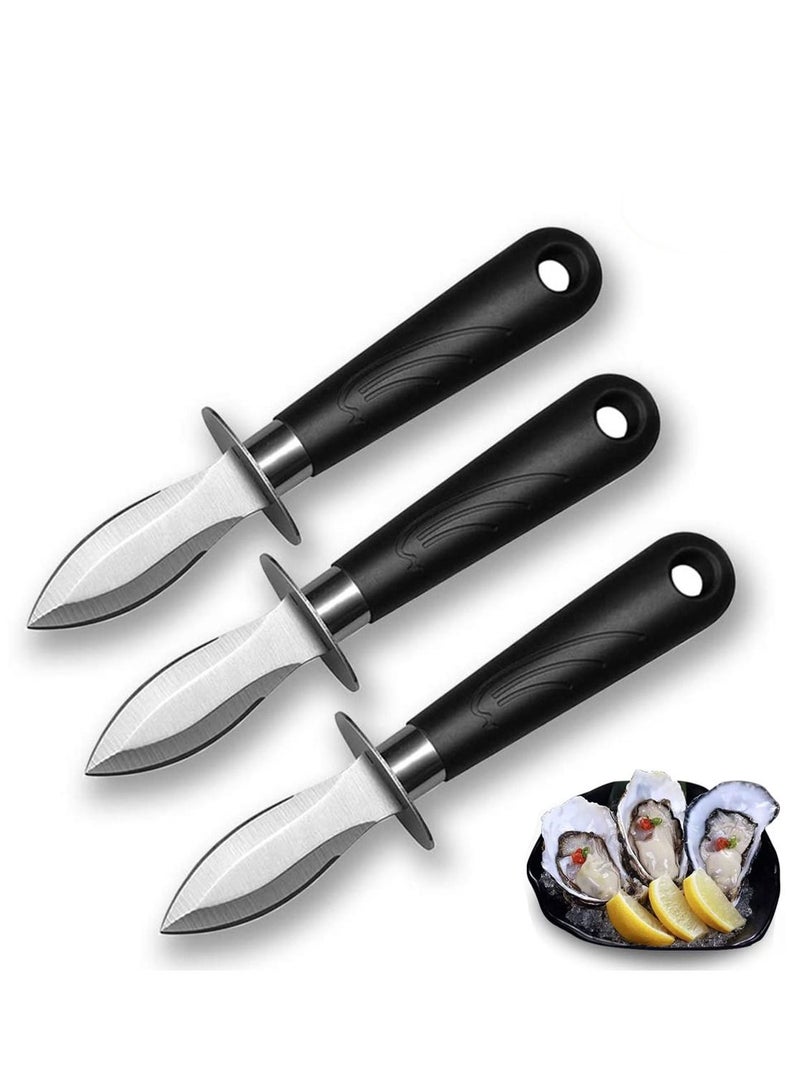 Y&D 3PCS Oyster Shucking Knife Stainless Steel Shucker Set  - Image 1