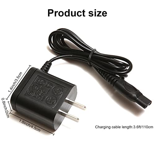 LinMei Adapter Power Cord 15V Compatible with Philips Norelco HQ8505 7000 5000 3000 Series 3500 MG3750 MG5750 MG7750 S1560 Electric Shaver Multigroom Beard Trimmer Adapter Power Charging Cord - Image 4