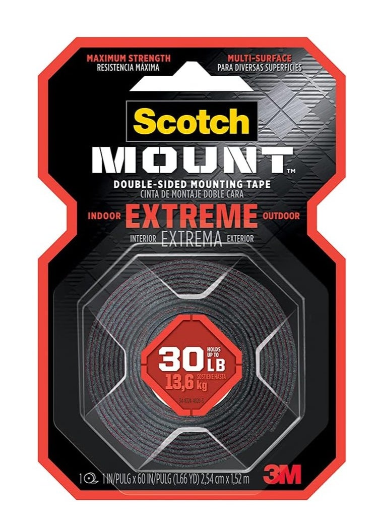 Scotch  Scotch-Mount Extreme Double-Sided Mounting Tape  - Image 1