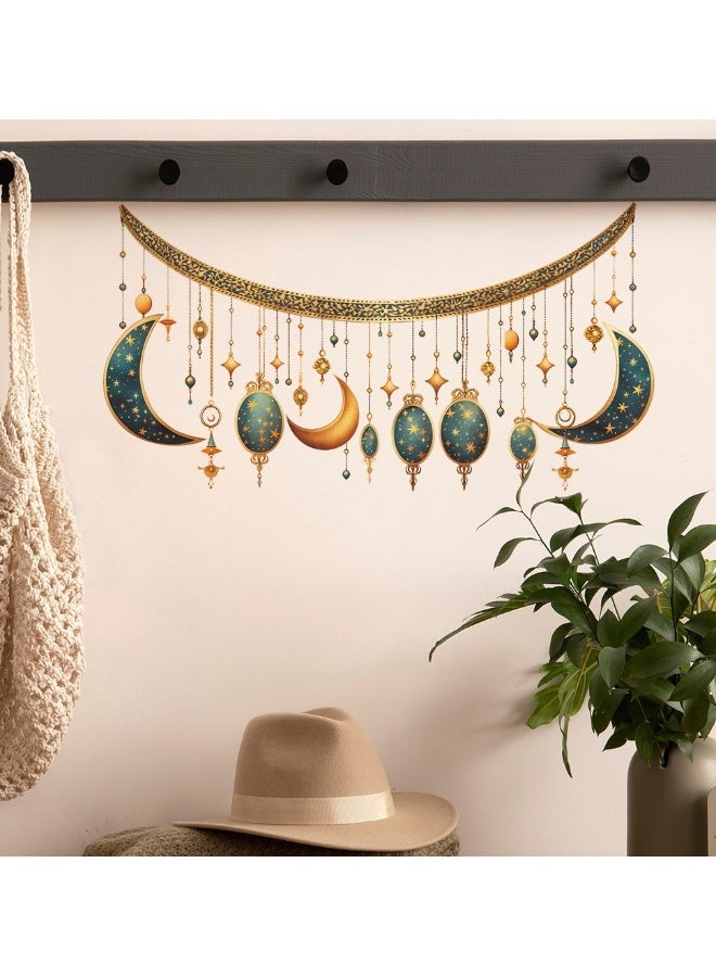 Eid Star Moon Bedroom Wall Decoration Stickers DIY Wall Art Decals Removable Sticker For Living Room TV Wall and Home Decor Ramadan Kareem - Image 2