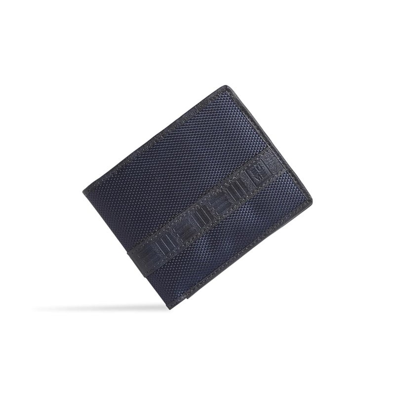 EUME Zen Wallet for Men, Midnight Blue | Slim Bifold Premium Vegan Leather | 6 Card Slots, 2 Compartments, 2 Slip Pockets| Stylish & Durable Men Wallet | Perfect for Everyday Use - Image 1