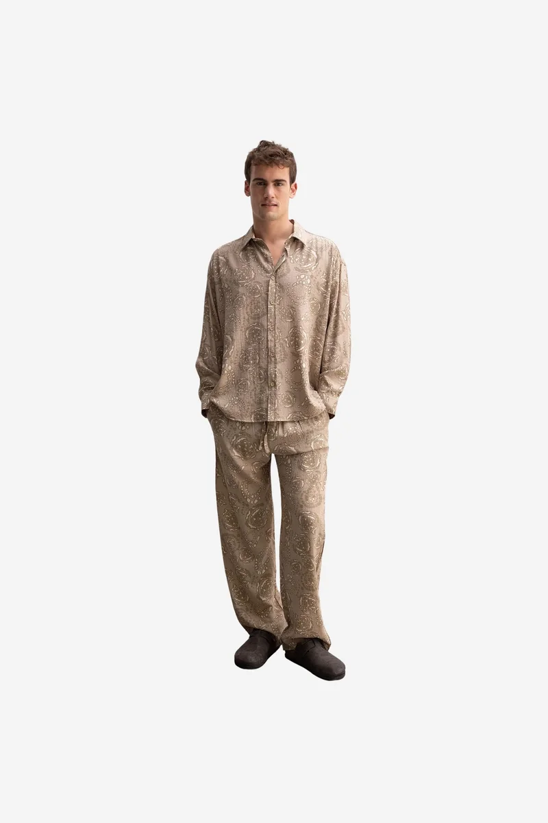 Giesto Beige Natural GIESTO Men's Shirt for Men | Best Price UAE