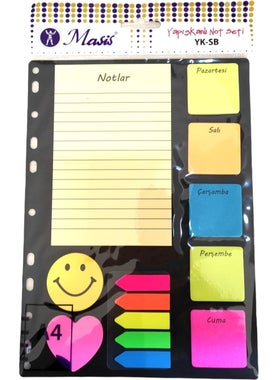 Masis A4 Size 9 Sticky Note Pad Set  - Image 2