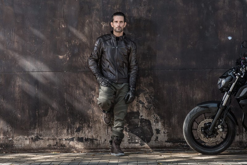 SHIMA Men's Motorcycle Jacket (Black, X-Large) - Image 5