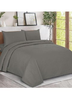 Generic Bed sheet set with elasticated edges Classic 100 % Cotton, of 3 pieces, king size,HOTEL-L018B  - Image 1
