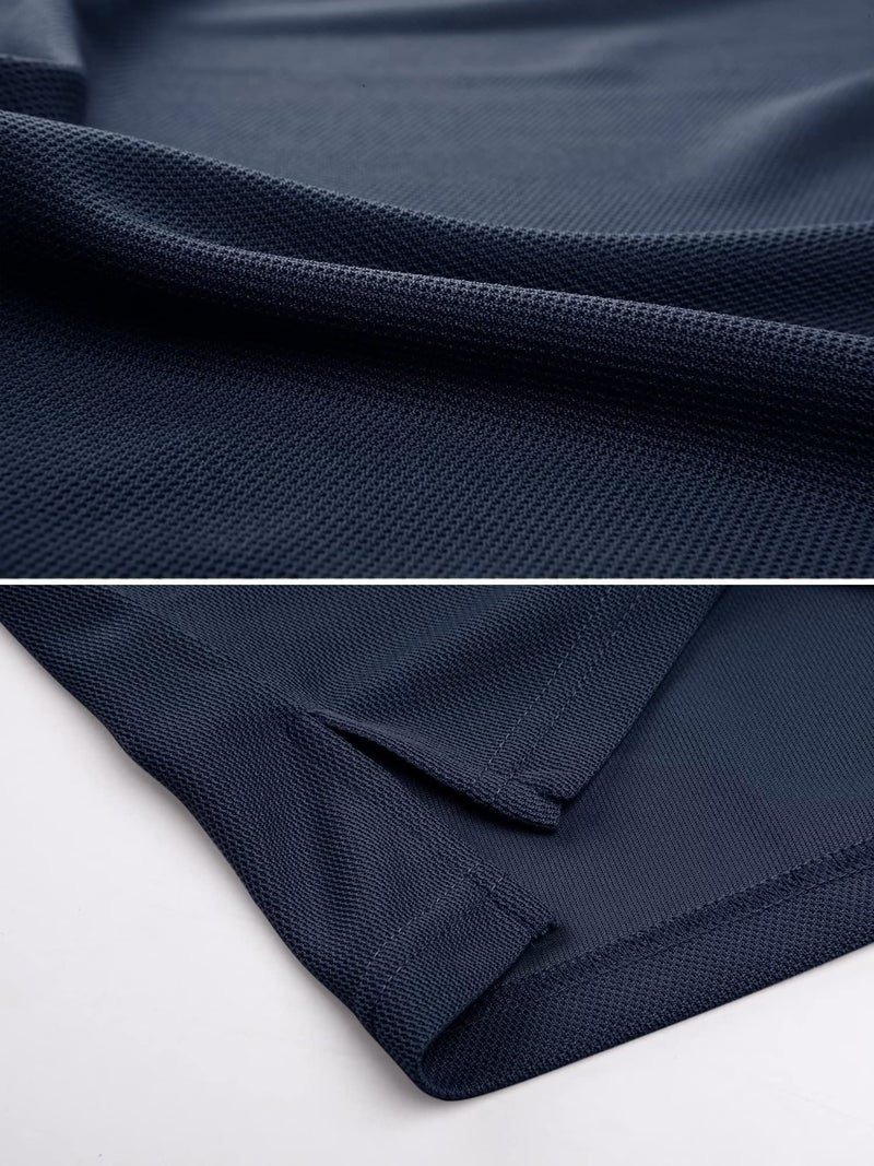 MAGCOMSEN Navy Blue Polo Shirts for Men T Shirts Short-Sleeve Hiking Shirts Hunting Shirt Tactical Shirts Navy XL - Image 4