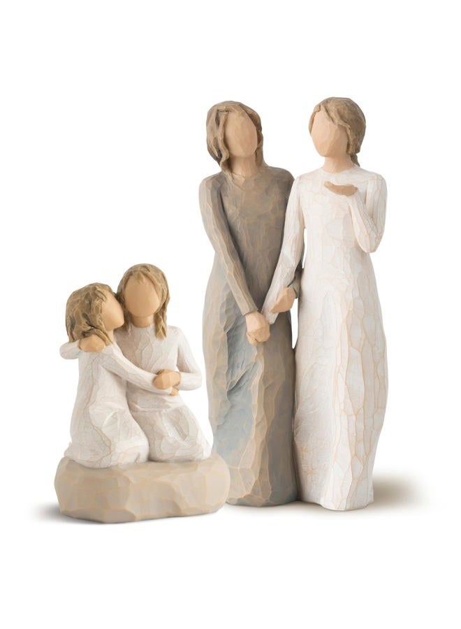 Willow Tree My Sister, My Friend Figure Plus Sister Mine Figure, Sculpted Hand-Painted 2 - Image 1