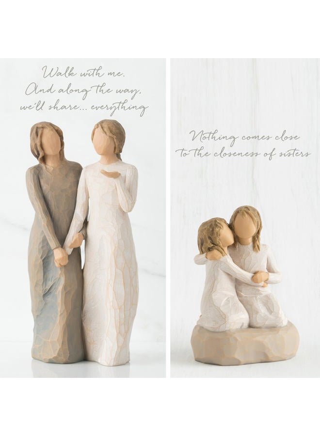 Willow Tree My Sister, My Friend Figure Plus Sister Mine Figure, Sculpted Hand-Painted 2 - Image 3