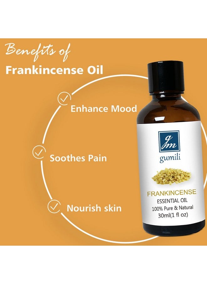 gm gumili Frankincense And Myrrh Essential Oil, 100% Pure Undiluted Essential Oil For Skin, Hair, Aromatherapy - 1 Oz (Pack Of 2)  - Image 2