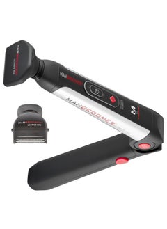 MANGROOMER MANGROOMER - ULTIMATE PRO Back Shaver with 2 Shock Absorber Flex Heads, Power Hinge, Extreme Reach Handle and Power Burst 