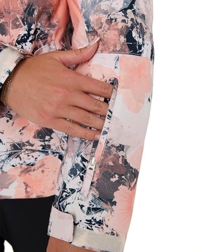 Roxy Women's Jetty Block Jacket – 10K Waterproof, Insulated Snow Jacket, PFAS-Free, Recycled Fabric, Peach Pink, X-Small - Image 5