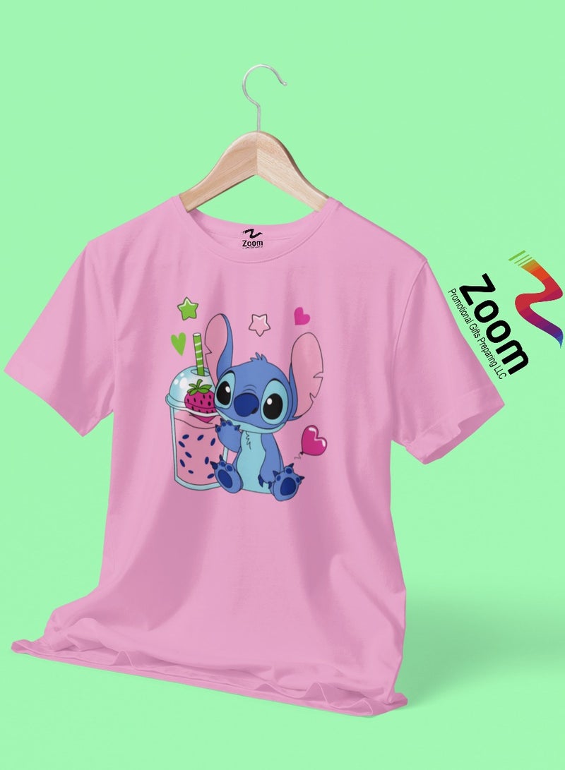 ZOOM تصميم تي شيرت بوبا ستيتش للأطفال