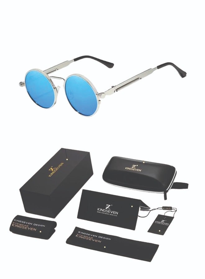 كينغسيفن نظارة شمسية دائرية عصرية - Image 2
