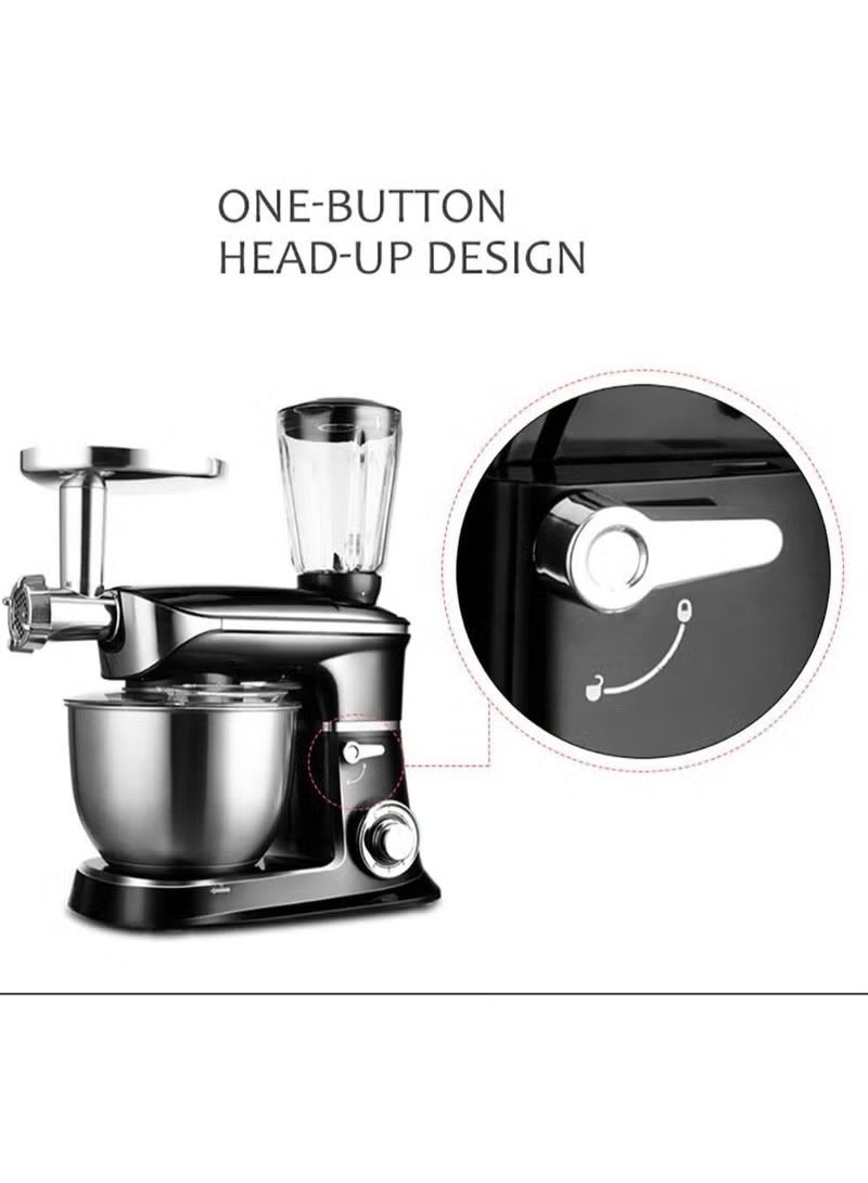 Denx Dinex DX3201 Multifunction Stand Mixer, 1500 Watts, 6 Liter Capacity, 6 Speed ​​Settings, Durable Construction, Ideal for Baking, Mixing and Whipping - Image 3