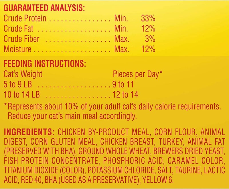 Meow Mix Irresistibles Soft Cat Treats Made With Real Salmon, 3 Oz. Pouch (Pack of 5) - Image 5