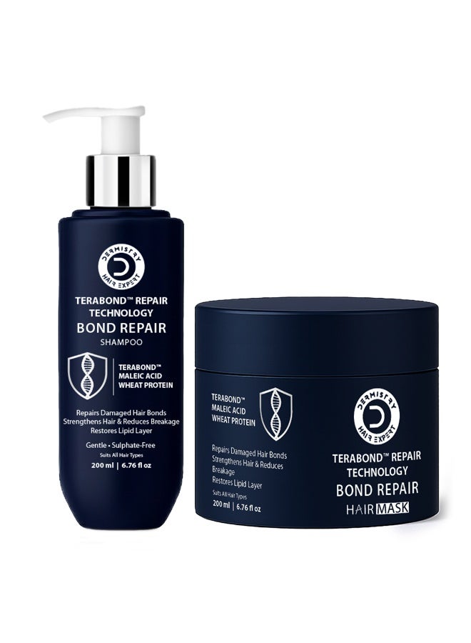 DERMISTRY Bond Repair Shampoo and Hair Mask for All Hair Types - Image 1