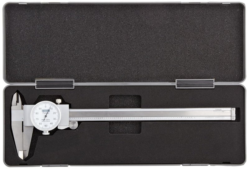 Fowler 52-008-708-0, Premium Dial Caliper With 0-8" Measuring Range,White - Image 2