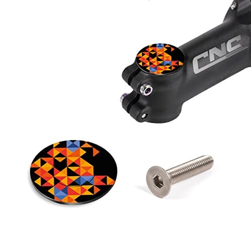 Chooee Bike Headset Top Cap, MTB Jigsaw Headset Top Cover with Bolts for Road Bikes MTB 1 1/8 Stems and Forks OFG - Image 2