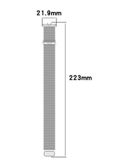 Generic Magnetic Strap For Samsung Galaxy Fit 3 SM-R390 Stainless Steel Milanese Loop For Galaxy Fit 3 Wristband Bracelet Accessories  - Image 4