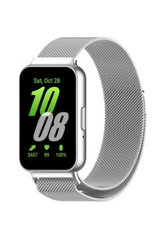 Generic Magnetic Strap For Samsung Galaxy Fit 3 SM-R390 Stainless Steel Milanese Loop For Galaxy Fit 3 Wristband Bracelet Accessories  - Image 1