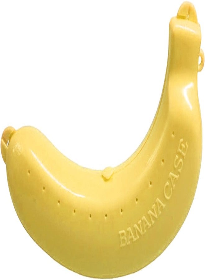 Tustao Yellow Banana Storage BPA-Free Outdoor Travel Case, Keep Fresh Banana Keeper and Protector, Cute Banana Carrier Storage Box for Picnic Camping Yellow, Food Container Sets Kitchen and Dining - Image 1