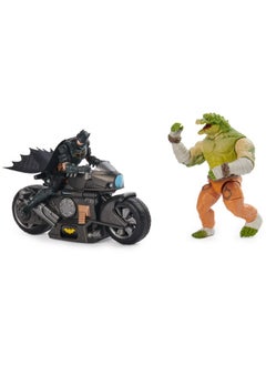 DC Comics , Batman Transforming Batcycle Battle Pack With Exclusive 4-Inch Killer Croc And Batman Action Figure, Kids Toys For Boys And Girls Ages 4+  - Image 3