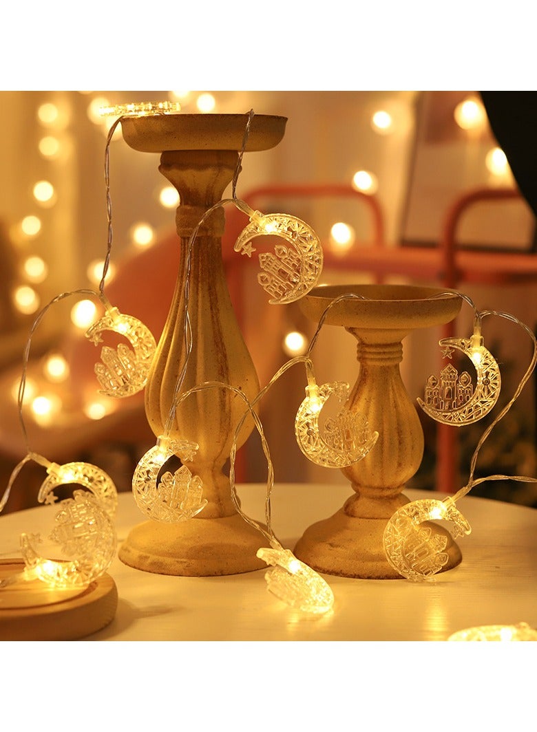 كوينج New LED Star Moon Middle East Festival Lantern String USB Version - Image 2