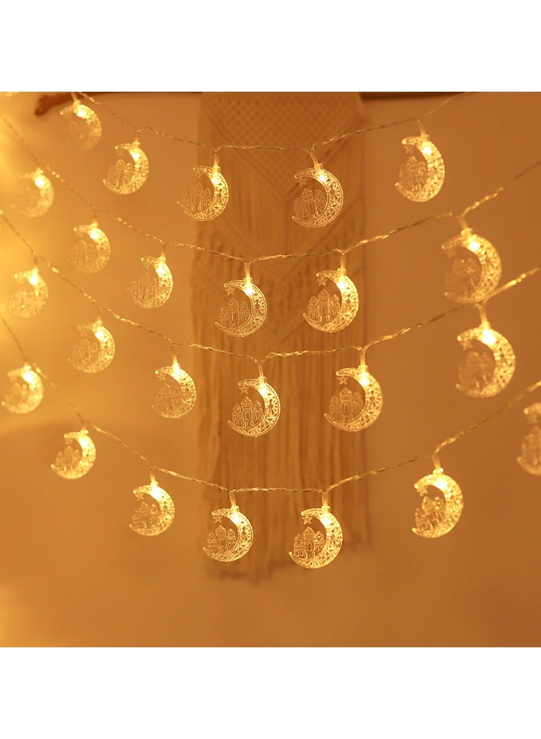 كوينج New LED Star Moon Middle East Festival Lantern String USB Version - Image 1