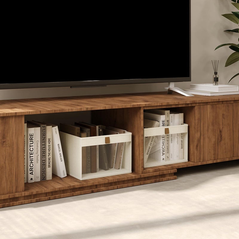 COYACOOL Linen Closet Organizers and Storage, Closet Storage Bins Basket Organizer, Foldable Organization Baskets with Mesh Window for Clothes Towels and Toys, 12.75" x 12.75" x 9", Beige, 4 pack - Image 5