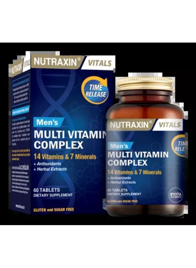 NUTRAXIN Multivitamin For Men 60 Tablets
