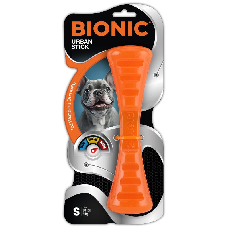 BIONIC Urban Stick Dog Toy Small Interactive Dog Chew Toy That Stands Up to The Toughest Chewers for Dogs up to 20 lbs 9 kg - Image 2