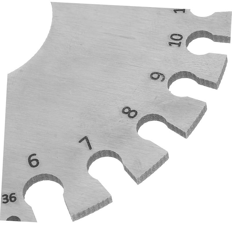 Stainless Steel Welding Gauge Set 2pcs Wire Gauge Measuring Tool - Image 3