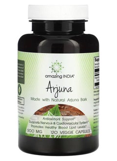 Arjuna 500 mg 120 Veggie Capsules - pzsku/Z2B3711FDE244770601E5Z/45/_/1730767337/662bb2af-dfd0-45d6-ab46-dd4b0ba60183