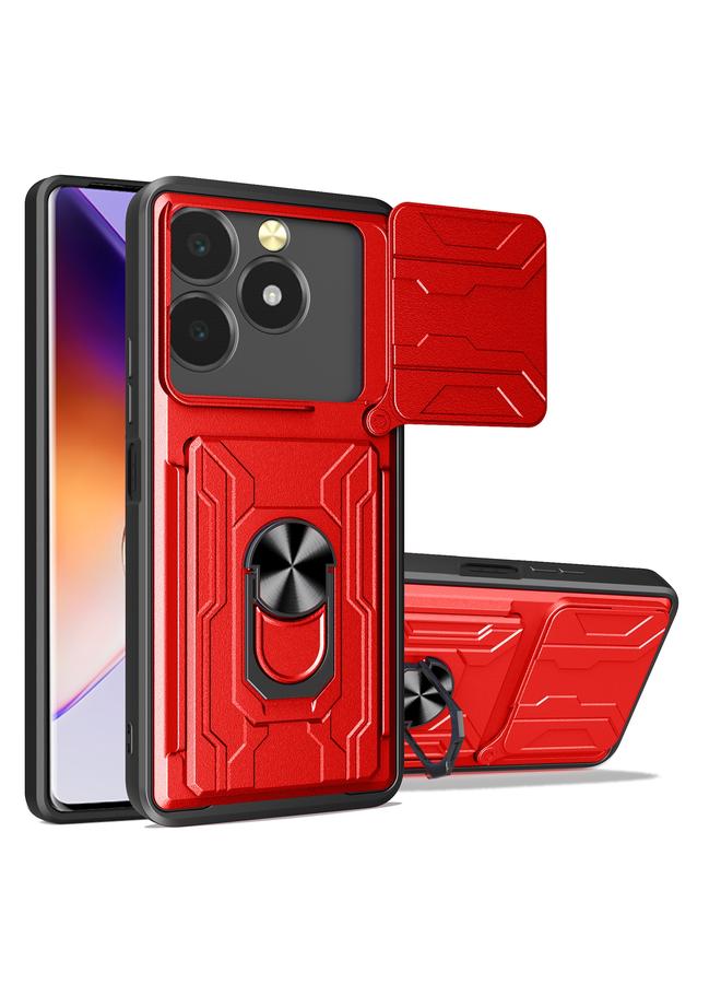 S-TOP Case For Realme C61 / C63 Sliding Camshield TPU+PC Phone Case with Card Slot - Image 1