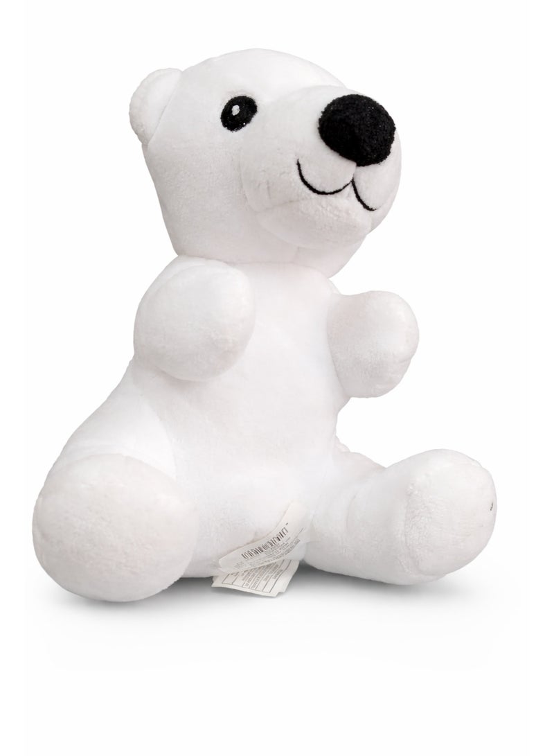 Polar Bear Teddy Toy for Pets, White, Soft Stuffed Animal Dog Toy - Image 2