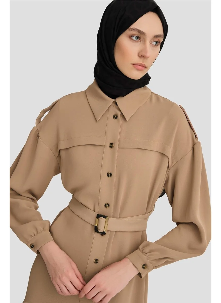 ARMINE Epaulette Suit 24K6913 Camel