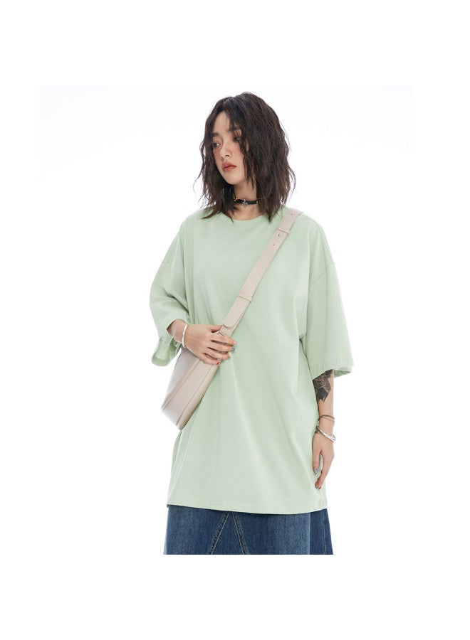 EPTISON Summer Solid Color Short Sleeve T-Shirt Unisex Fashion Casual Loose Fit Round Neck Simple Couple Style Tee - Image 3